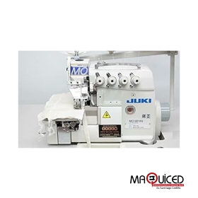 JUKI MO-6816s Serger - Máquina de coser de 5 hilos, mesa y servomotor montado y ligero (5 puntadas de seguridad de cinco hilos y dos agujas)